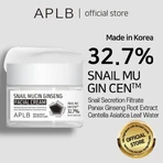APLB Snail Mucin Ginseng Facial Cream, cremă de față regenerantă cu mucină de melc și ginseng, 55 ml
