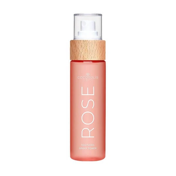 Cocosolis Rose, beruhigendes Gesichtswasser mit Damaszener Rose, Kaktus und Kokosnuss, 100 ml