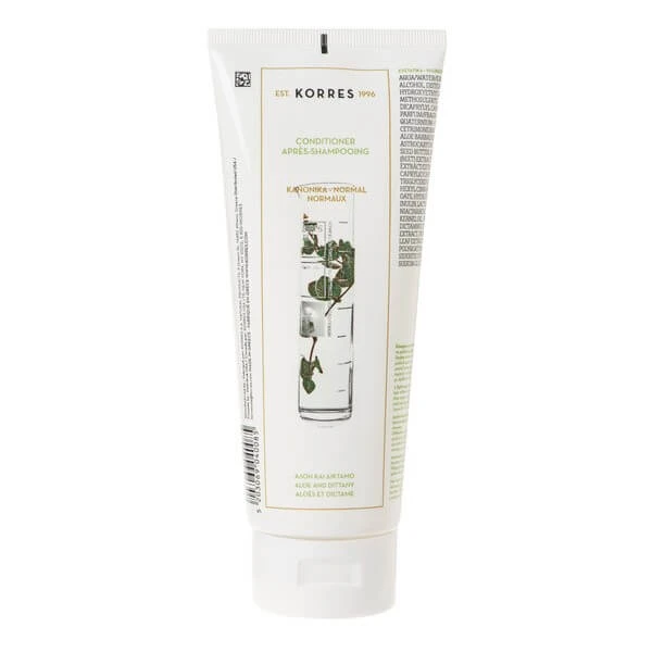 Korres, Conditioner für normales Haar mit Aloe Vera und Lebarya-Extrakt, 200 ml