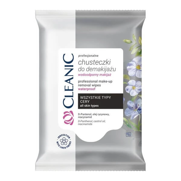 Cleanic, professionelle Make-up-Entfernungstücher, 10 Stück