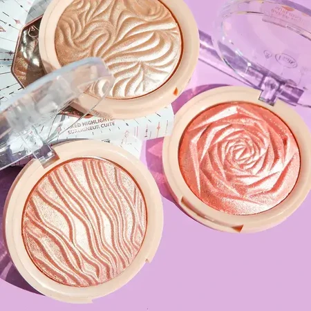 J.Cat Beauty, You Glow Girl, Gebackener Highlighter für Gesicht und Körper, 110 Solstice Beam, 8,5 g.