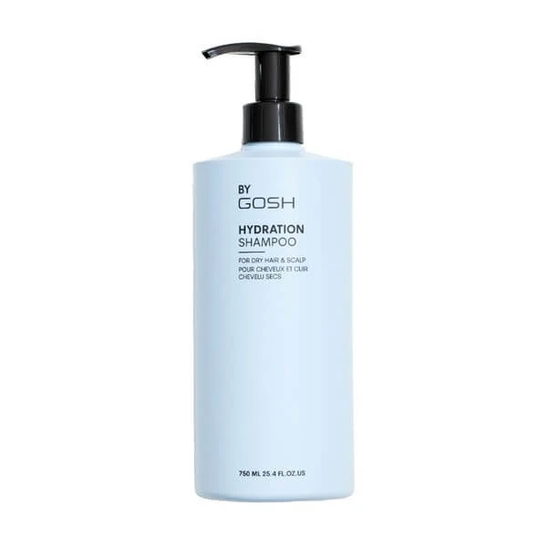 Gosh Hair Care Hydration Shampoo, feuchtigkeitsspendendes Haarshampoo, 750 ml