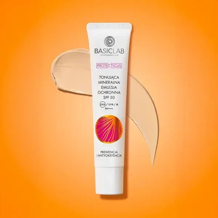 BasicLab Proteticus, tonisierende mineralische Emulsion SPF 50 PPD 19.8 Prävention und Antioxidantien, 40 ml