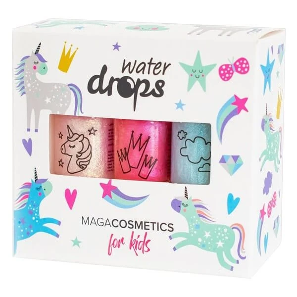 Maga Cosmetics, Set mit Wasserlacken für Kinder, In Winter Wonderland, 3 x 6 ml