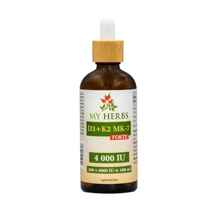 My Herbs D3 + K2 MK-7 Forrte, picături, 100 ml