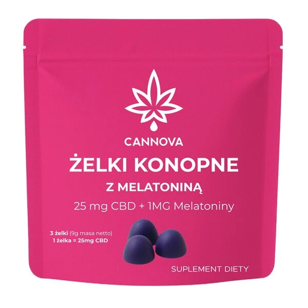 Cannova Hanf-Gel mit Melatonin, 3 Stück
