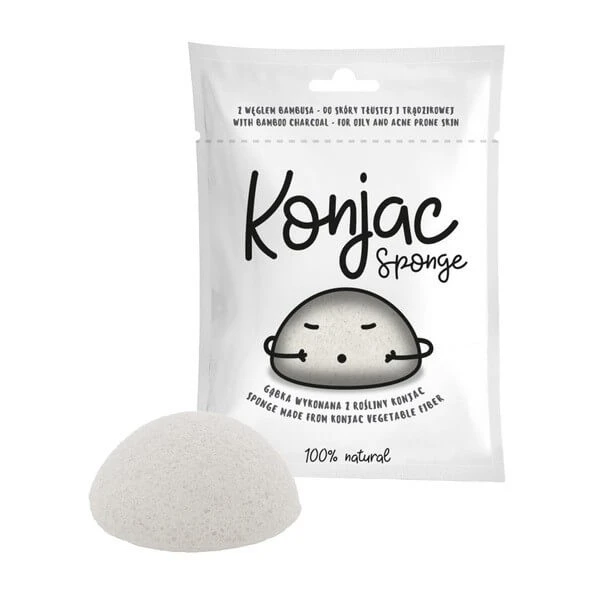 Diät-Lebensmittel, Konjac-Schwamm für das Gesicht, weiß, 1 St