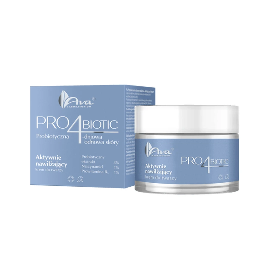 AVA Pro4Biotic, aktive Feuchtigkeitscreme für das Gesicht, 50 ml