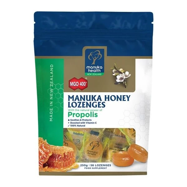 Bonbons mit Manuka-Honig MGO 400+, Propolis und Vitamin C, 250 g