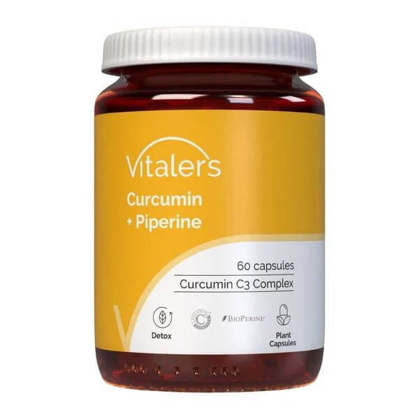 Vitaler's Curcumin + Piperin, Kapseln, 60 Stk