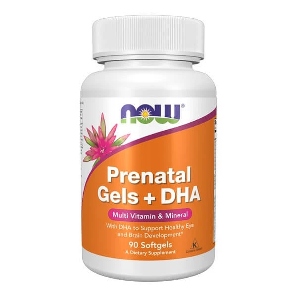 Now Foods, Prenatal Gels + DHA, Kapseln, 90 Stk
