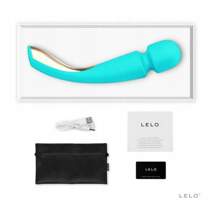 LELO Smart Wand 2 Large, vibratore, marino, 1 pezzo.