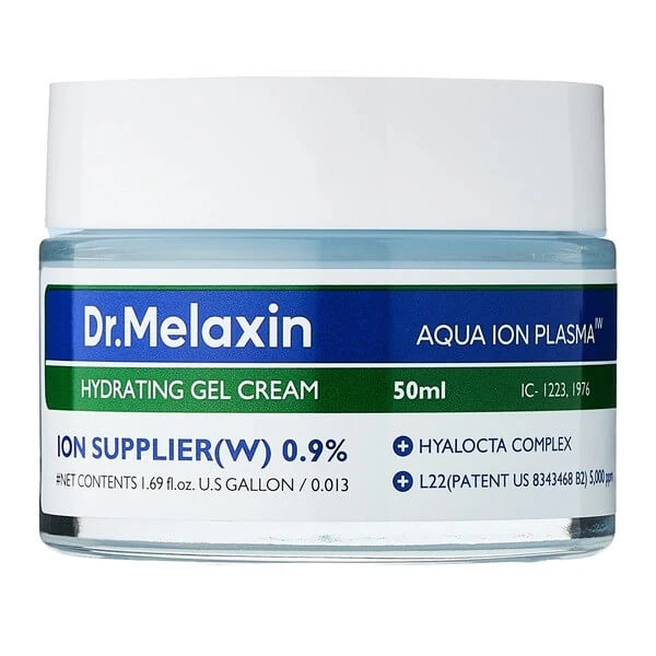 Dr.Melaxin Aqua Ion Plasma Water Hydrating Gel Cream, feuchtigkeitsspendendes Creme-Gel, 50 ml