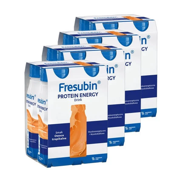 Fresubin Protein Energy Drink, flüssig mit tropischem Fruchtgeschmack, 16x200 ml
