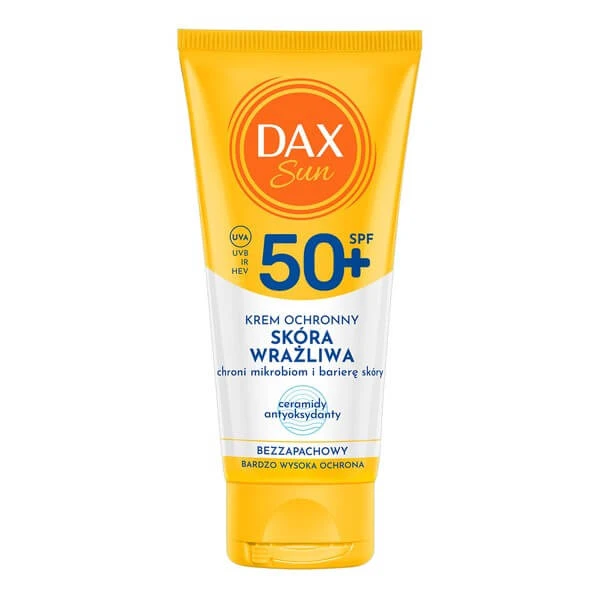Dax Sun, Gesichtsschutzcreme für empfindliche Haut SPF50+, 50 ml