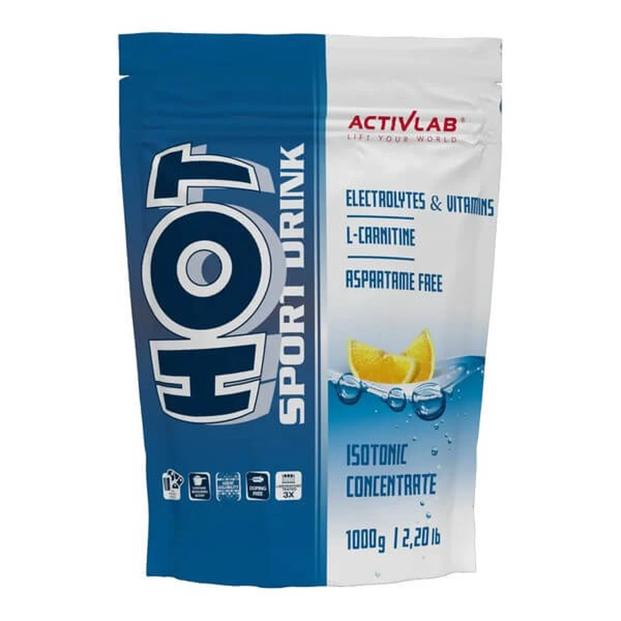 Concentré de boisson isotonique HOT, arôme citron, 1000g