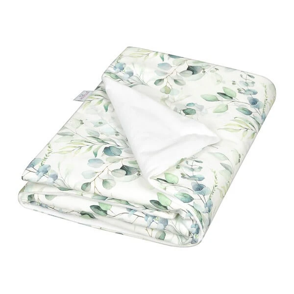 Babymatex Velvet, Baumwollsatin-Decke, 75 cm x 100 cm, Blatt, 1 Stück