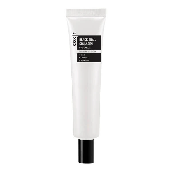 Coxir Black Snail Collagen Eye Cream, Anti-Falten-Augencreme, 30 ml