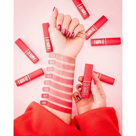 Golden Rose Mood Satiny Matte Lipstick, ruj mat, 04, 3.5 g