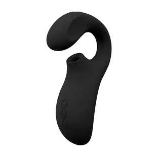 Lelo Enigma Black, vibrator sonic cu acțiune dublă, 1 buc.