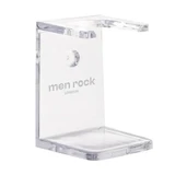 Men Rock, przezroczysty stojak na pędzel do golenia, 1 szt.