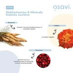 Osavi Multivitamine en Mineralen Vrouw, harde capsules, 90 stuks.