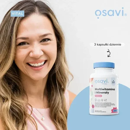 Osavi Multivitamine en Mineralen Vrouw, harde capsules, 90 stuks.