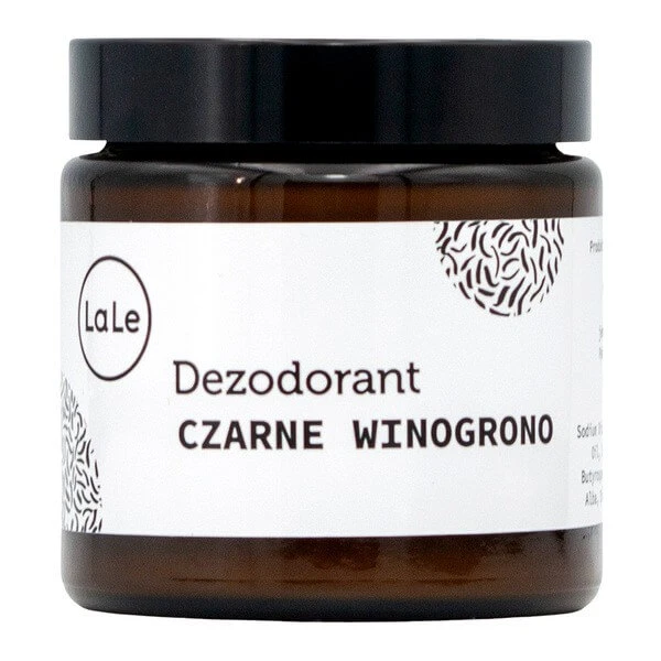 LaLe, Deodorant in Creme, schwarze Traube, 120 ml