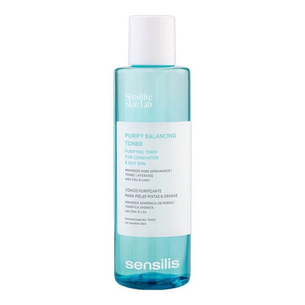 Sensilis Purify Balancing Toner, klärendes, porenverfeinerndes Gesichtswasser, 200 ml
