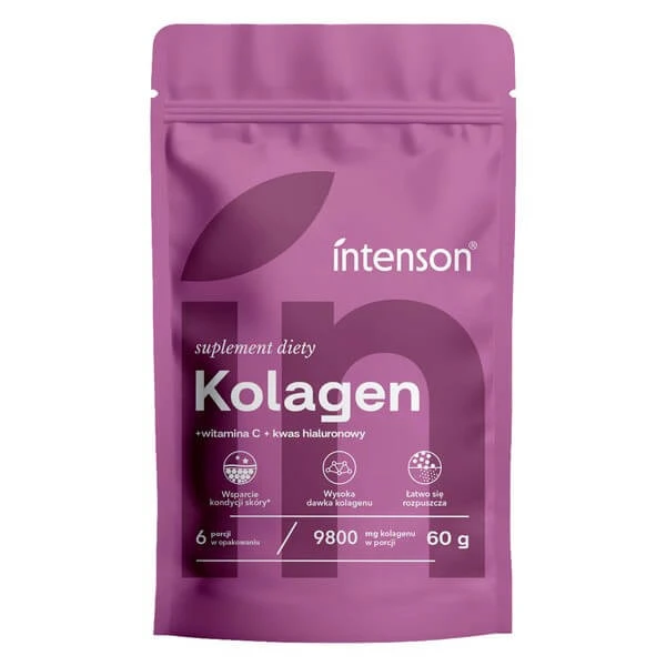 Intenson Kollagen + Vitamin C + Hyaluronsäure, Pulver, 60 g