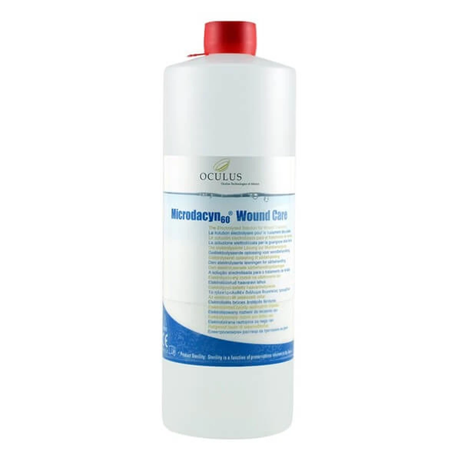 Microdacyn60 Wound Care, soluție pentru clătirea și dezinfectarea plăgilor, 990 ml