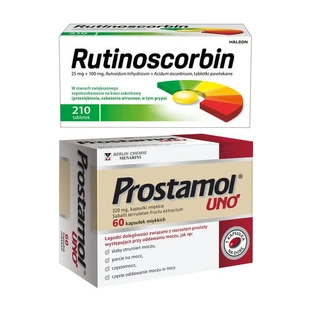 Set Prostamol Uno, 320 mg, Weichkapseln, 60 Stk. + Rutinoscorbin, Filmtabletten, 210 Stk.