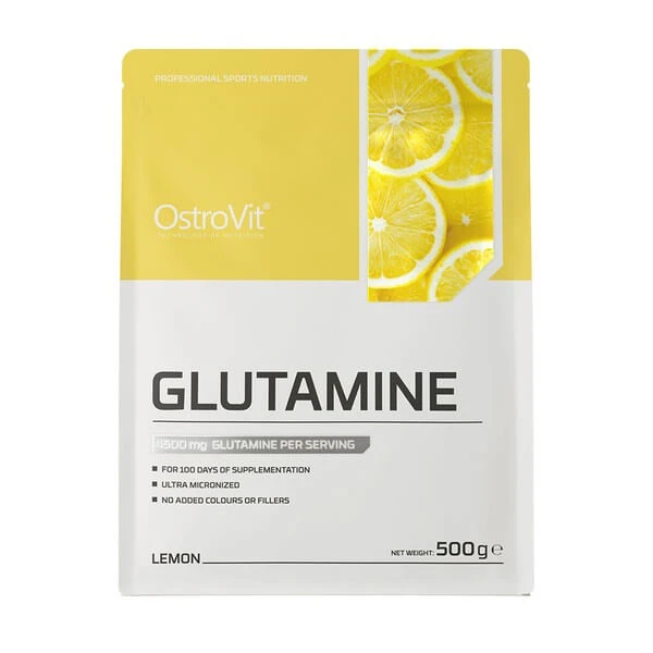 OstroVit Glutamin, Zitronengeschmack, Pulver, 500 g