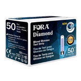 Teste pentru masurarea glicemiei Fora Diamond, 50 bucati, ForaCare Suisse