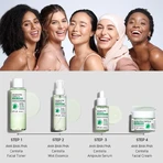 APLB AHA BHA PHA Centella Facial Cream, cremă de față exfoliantă și calmantă cu acizi și Centella Asiatica, 55 ml