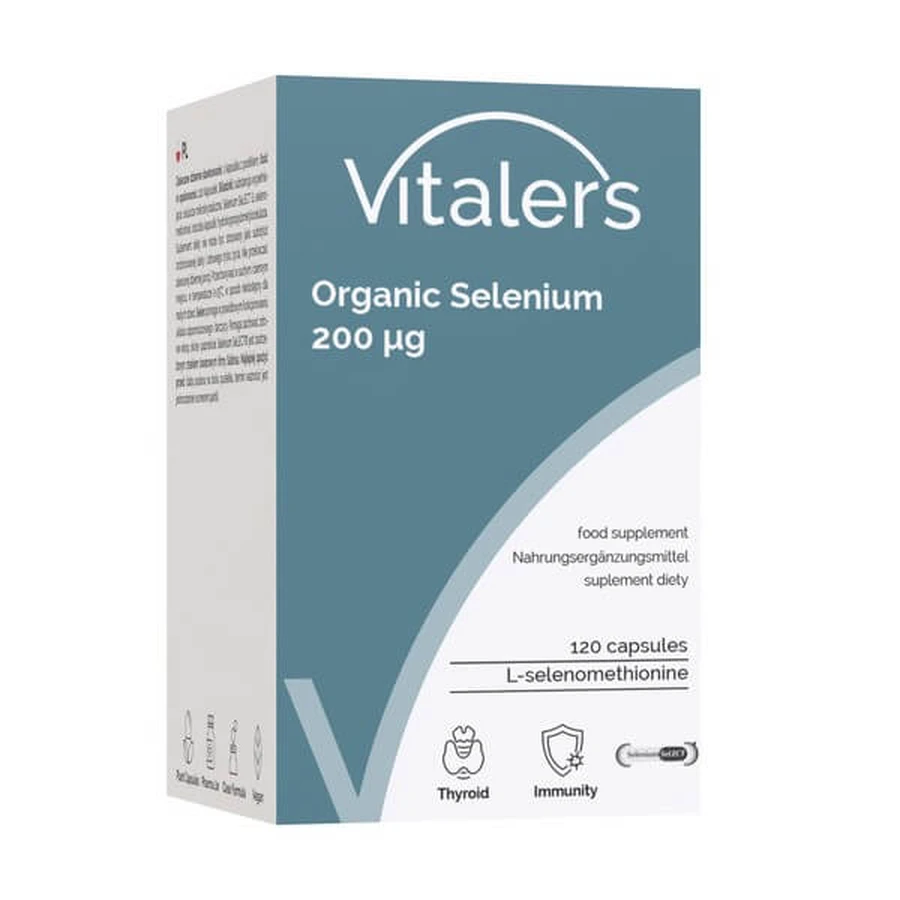 Vitalers Selen organiczny 200 mcg, kapsułki, 120 szt.: ceny i cechy