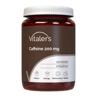 Vitalers Cafeină 200 mg, comprimate, 120 buc.