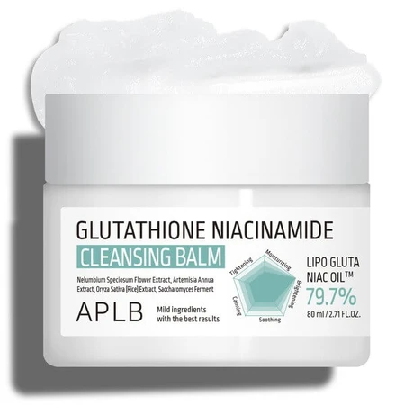 APLB Glutathione Niacinamide Cleansing Balm, baume démaquillant au glutathion et à la niacinamide, 80 ml