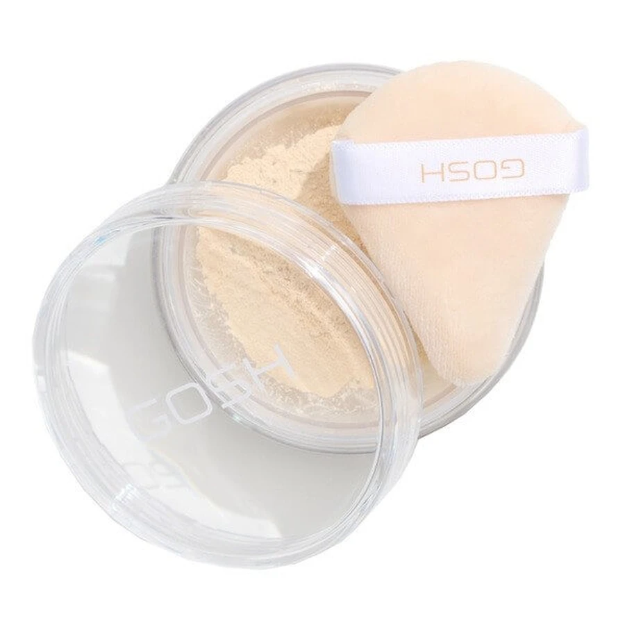 Gosh, Bake'n' Set, puder sypki z puszkiem, 02 Soft Yellow, 15 g: ceny i cechy