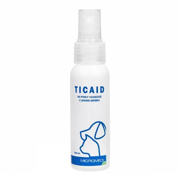 Micromed Vet Ticaid, Anti-Parasiten-Spray für Hunde und Katzen, 100 ml