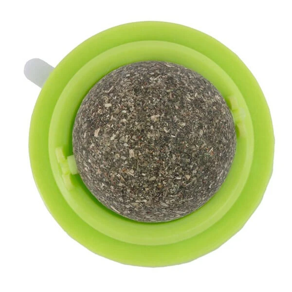 Pet Nova Cat Catnip Ball, rotierender Katzenminze-Ball für Katzen, 1 Stk