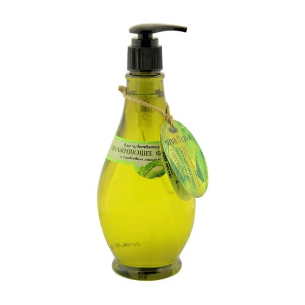 Viva Oliva, feuchtigkeitsspendende Phyto-Seife für empfindliche Haut mit Olivenöl und Aloe-Vera-Extrakt, 400 ml