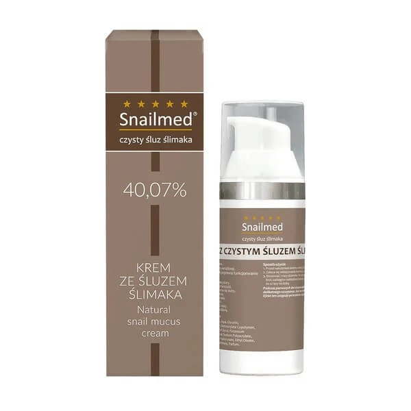 Snailmed, Modelliercreme mit Schneckenschleim, Totarol und Hyaluronsäure, 30 ml
