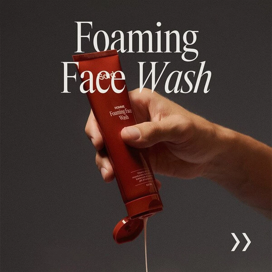 Sord Foaming Face Wash, espuma limpiadora suave para hombres, 100 ml