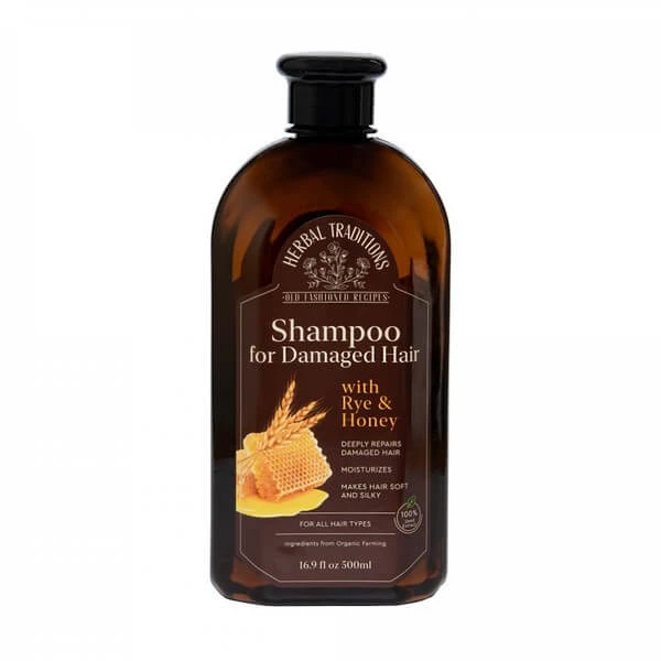 Herbal Traditions, Getreide und Honig, Shampoo für geschädigtes Haar, 500 ml