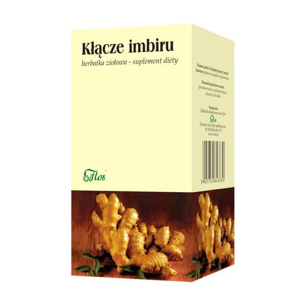 Flos Ingwer-Rhizom, Kräutertee in Beuteln, 1,5 g x 25 Stück