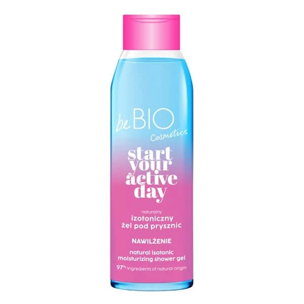 BeBio Start Your Active Day, isotonisches Duschgel, Hydratation, 400 ml
