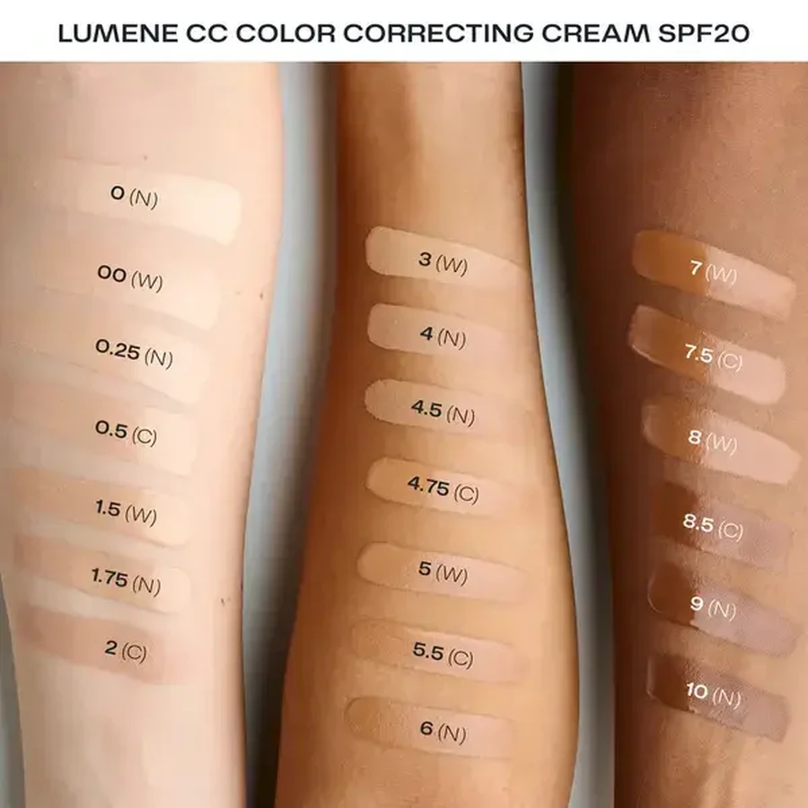 Lumene CC Color Correcting Cream, crème CC correctrice SPF 20, 0.25 (N), 30 ml.