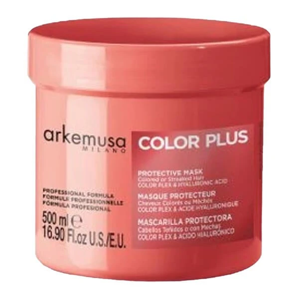 Arkemusa Milano Color Plus Protective, Maske für coloriertes oder gesträhntes Haar, 500 ml