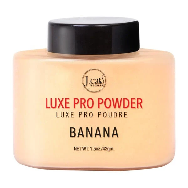 J.Cat Beauty Luxe Pro Powder, loser Puder zum Festigen, 101 Banana, 42 g